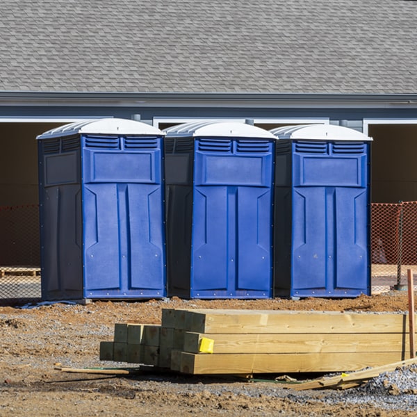 how can i report damages or issues with the porta potties during my rental period in Faith North Carolina